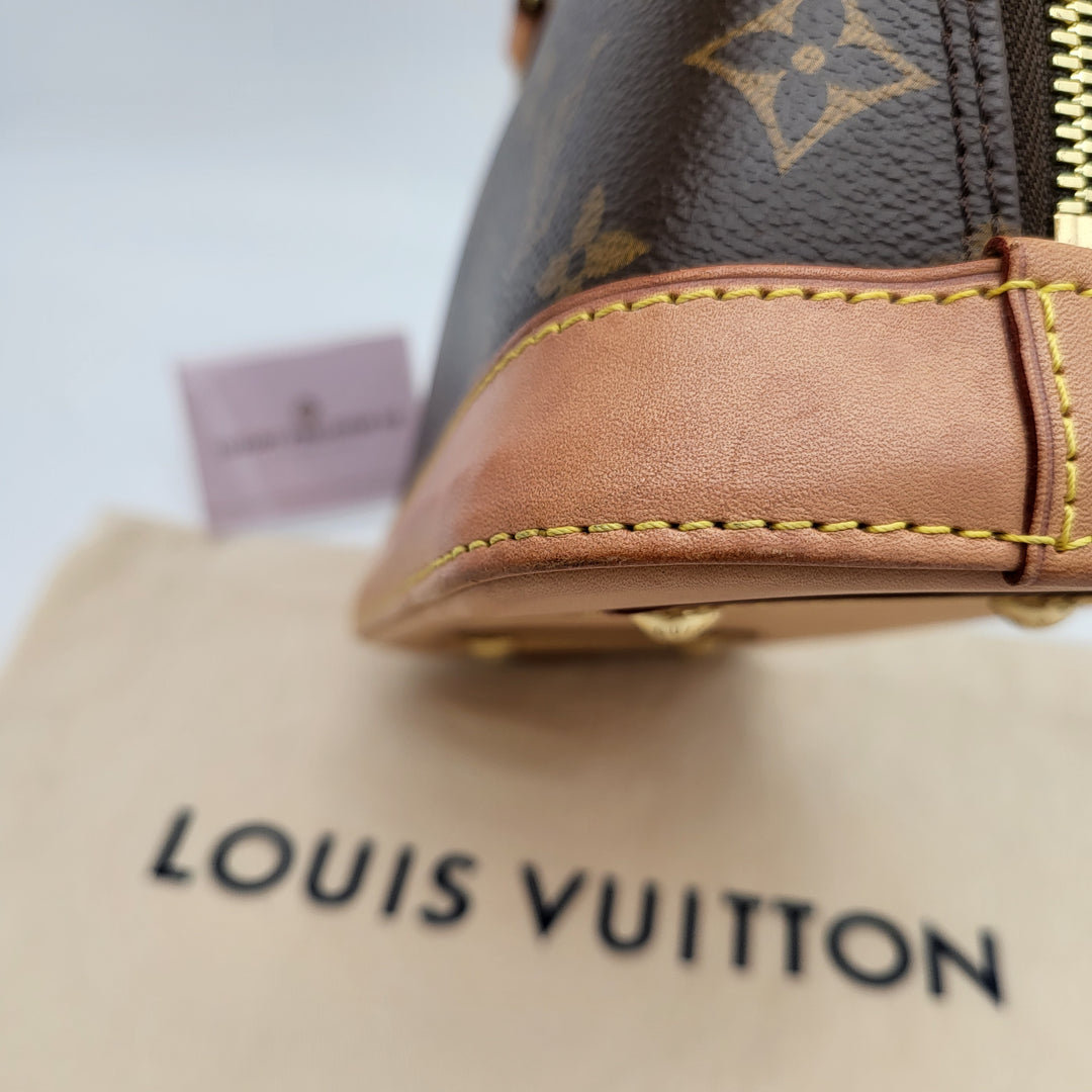 LOUIS VUITTON ALMA BB MONOGRAM