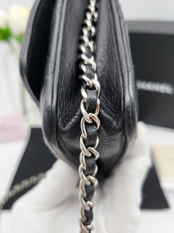 CHANEL WALLET ON CHAIN LAMBSKIN