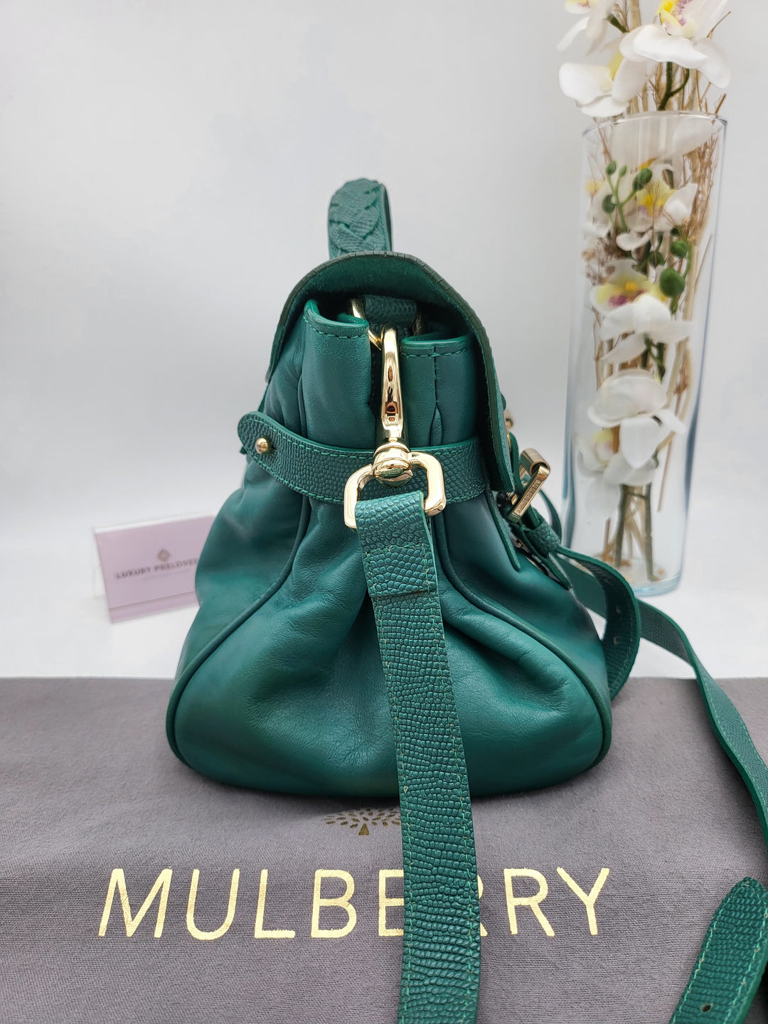 MULBERRY MEDIUM ALEXA EMERALD