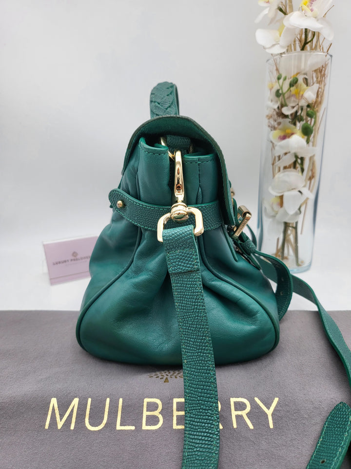 MULBERRY MEDIUM ALEXA EMERALD