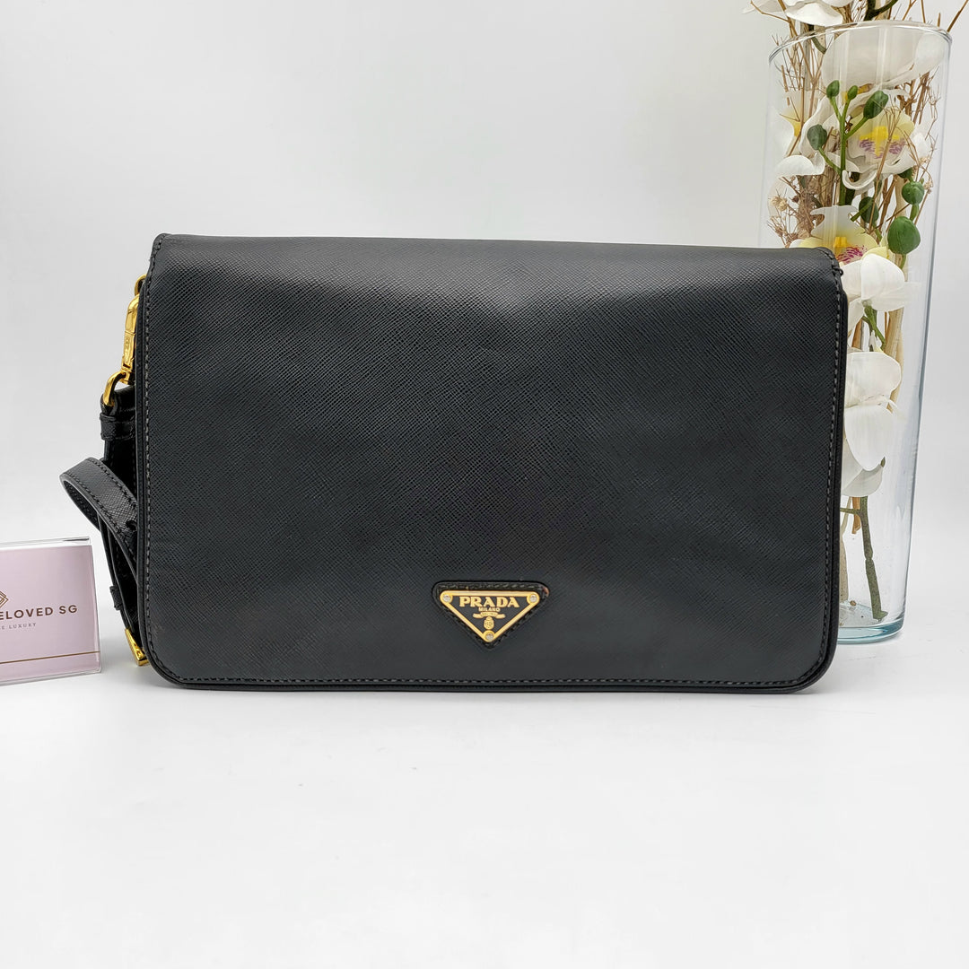 PRADA SAFFIANO SHOULDER BAG