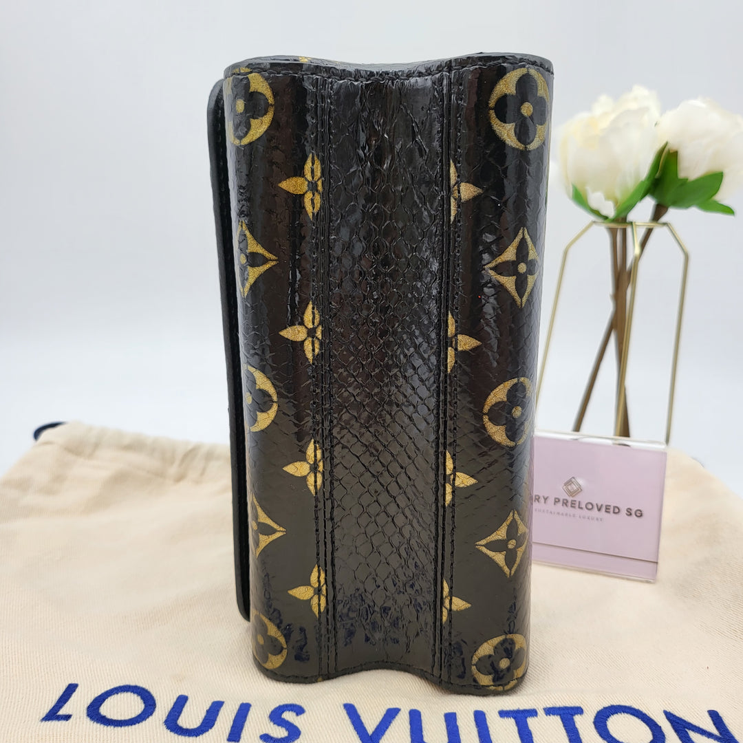 LOUIS VUITTON TWIST PYTHON MONOGRAM SHW