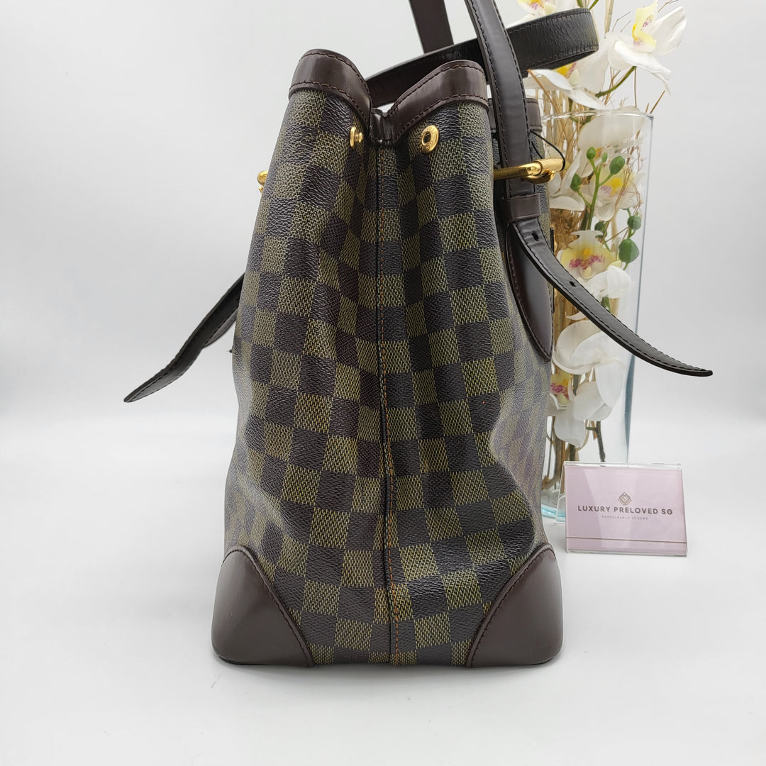 LOUIS VUITTON HAMPSTEAD MM DAMIER EBENE