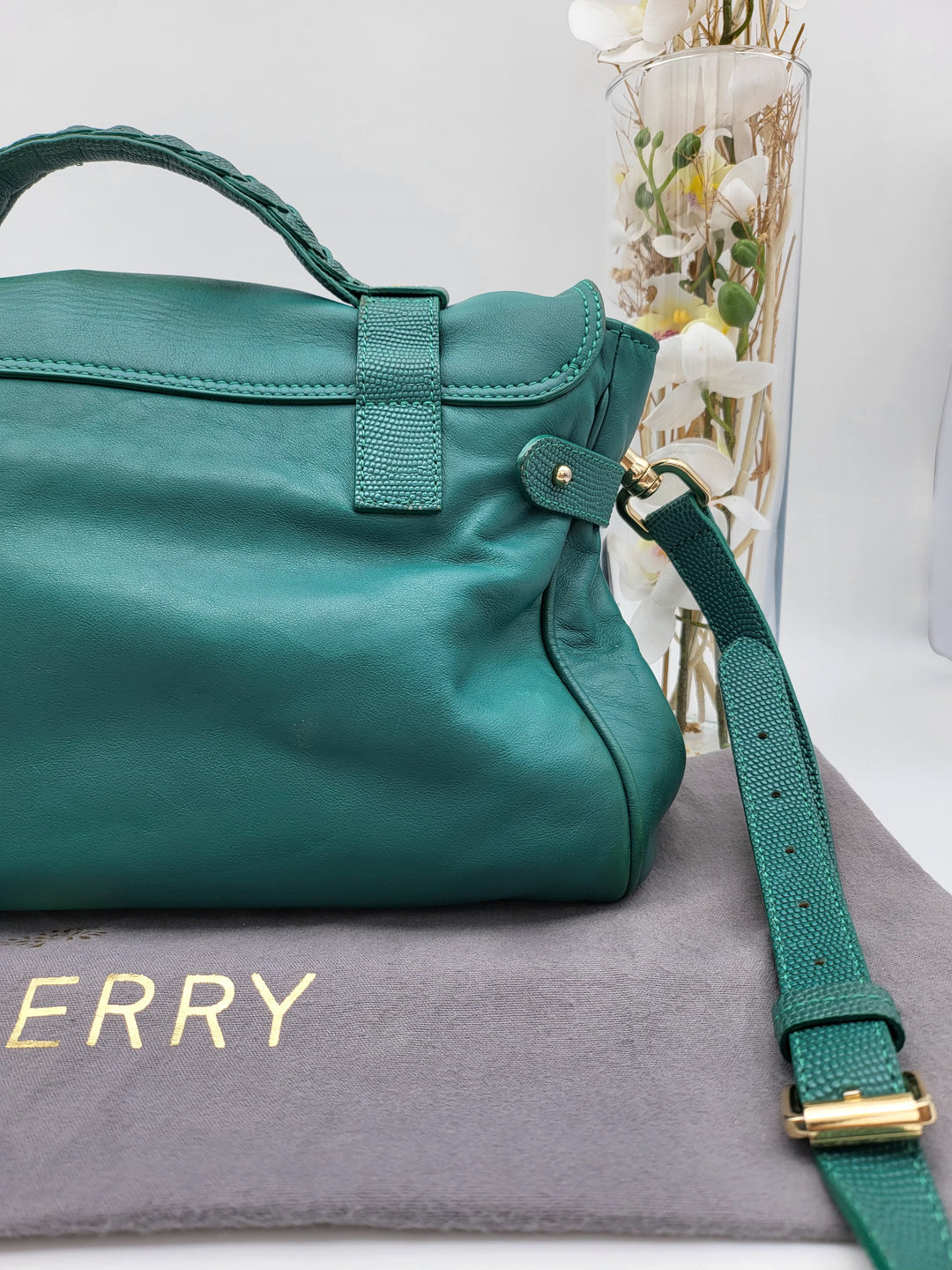 MULBERRY MEDIUM ALEXA EMERALD
