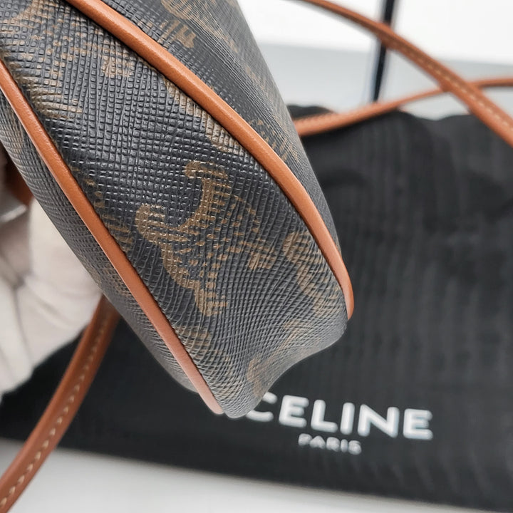 CELINE TRIOMPHE WALLET ON STRAP