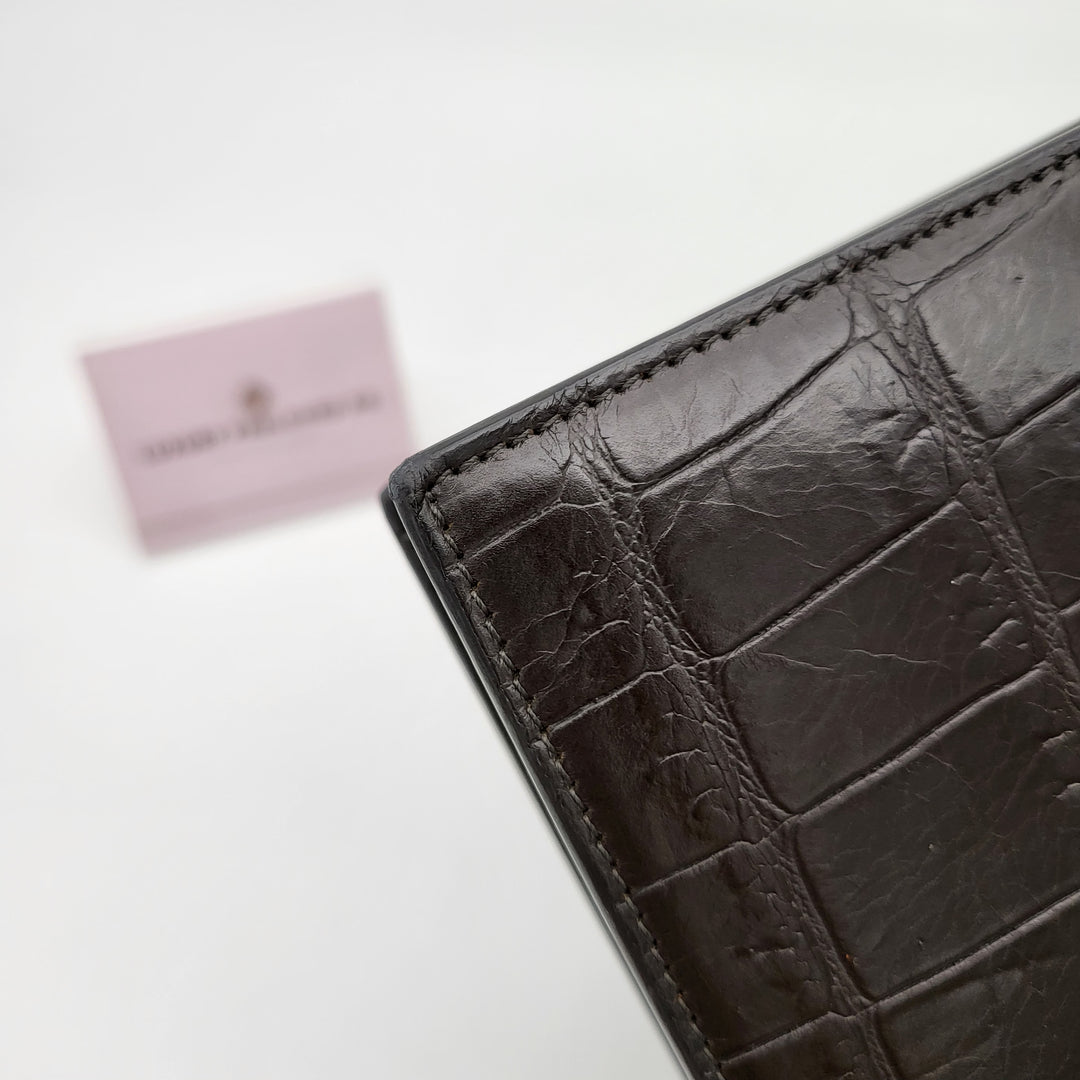 YVES SAINT LAURENT CROC ENVELOPE WOC