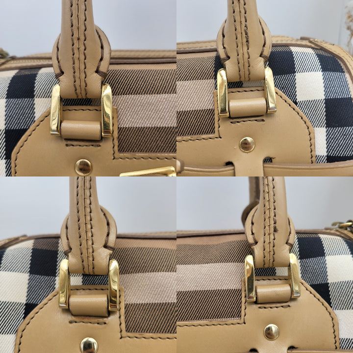 BURBERRY LONDON PVC BOSTON BAG