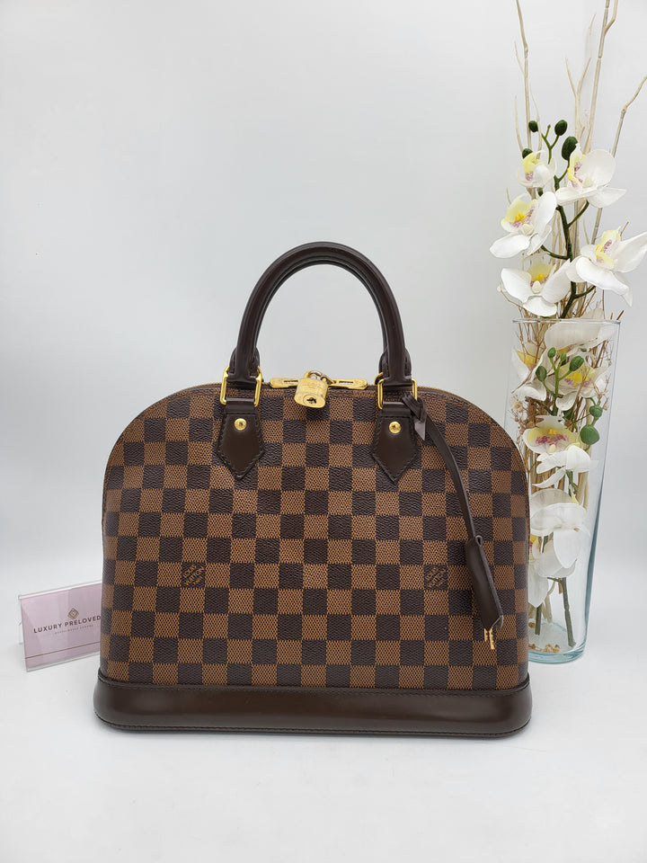 LOUIS VUITTON ALMA PM DAMIER EBENE