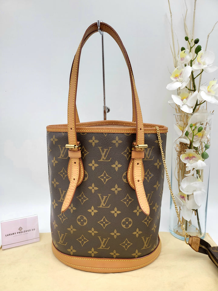 LOUIS VUITTON BUCKET PM MONOGRAM