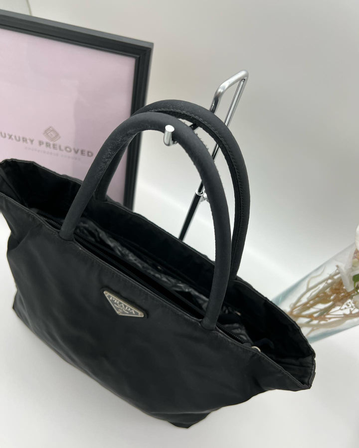 PRADA VINTAGE NYLON TOTE BAG