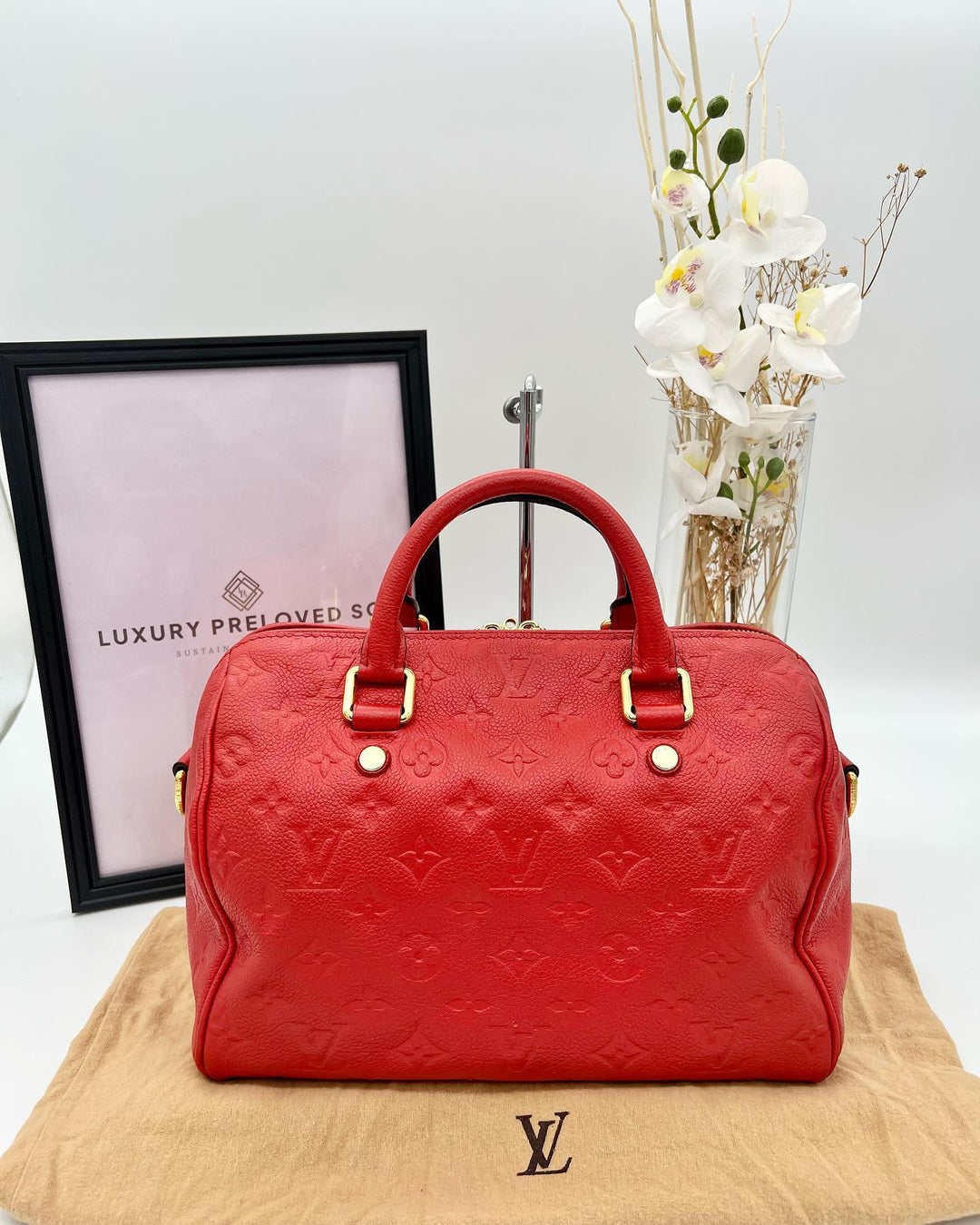 LOUIS VUITTON BANDO SPEEDY 25 EMPRIENTE