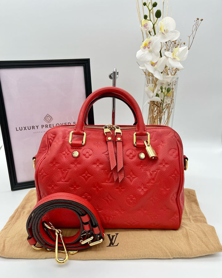 LOUIS VUITTON BANDO SPEEDY 25 EMPRIENTE