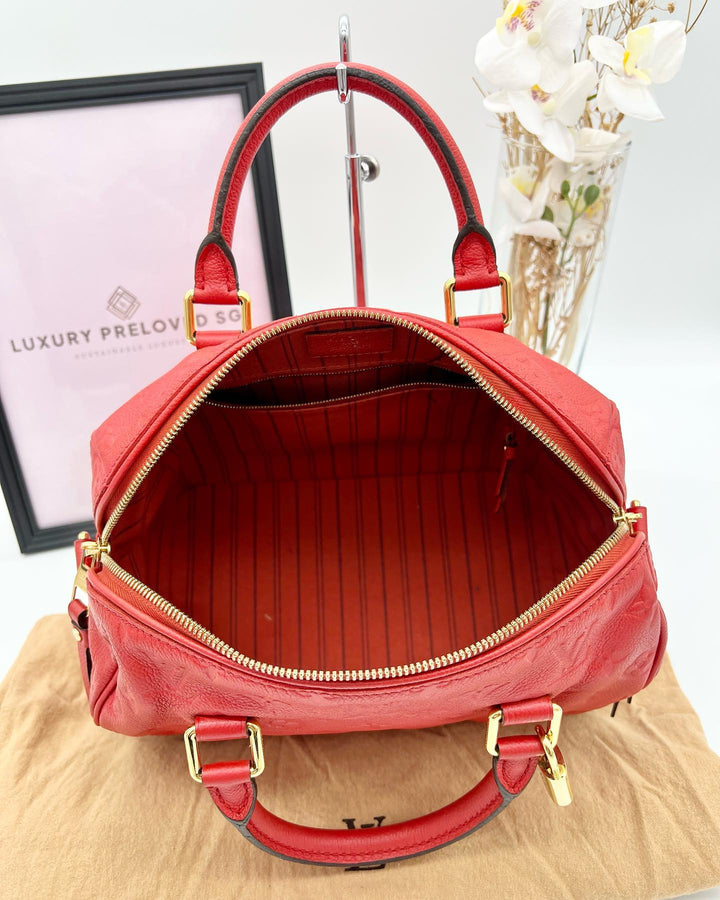 LOUIS VUITTON BANDO SPEEDY 25 EMPRIENTE