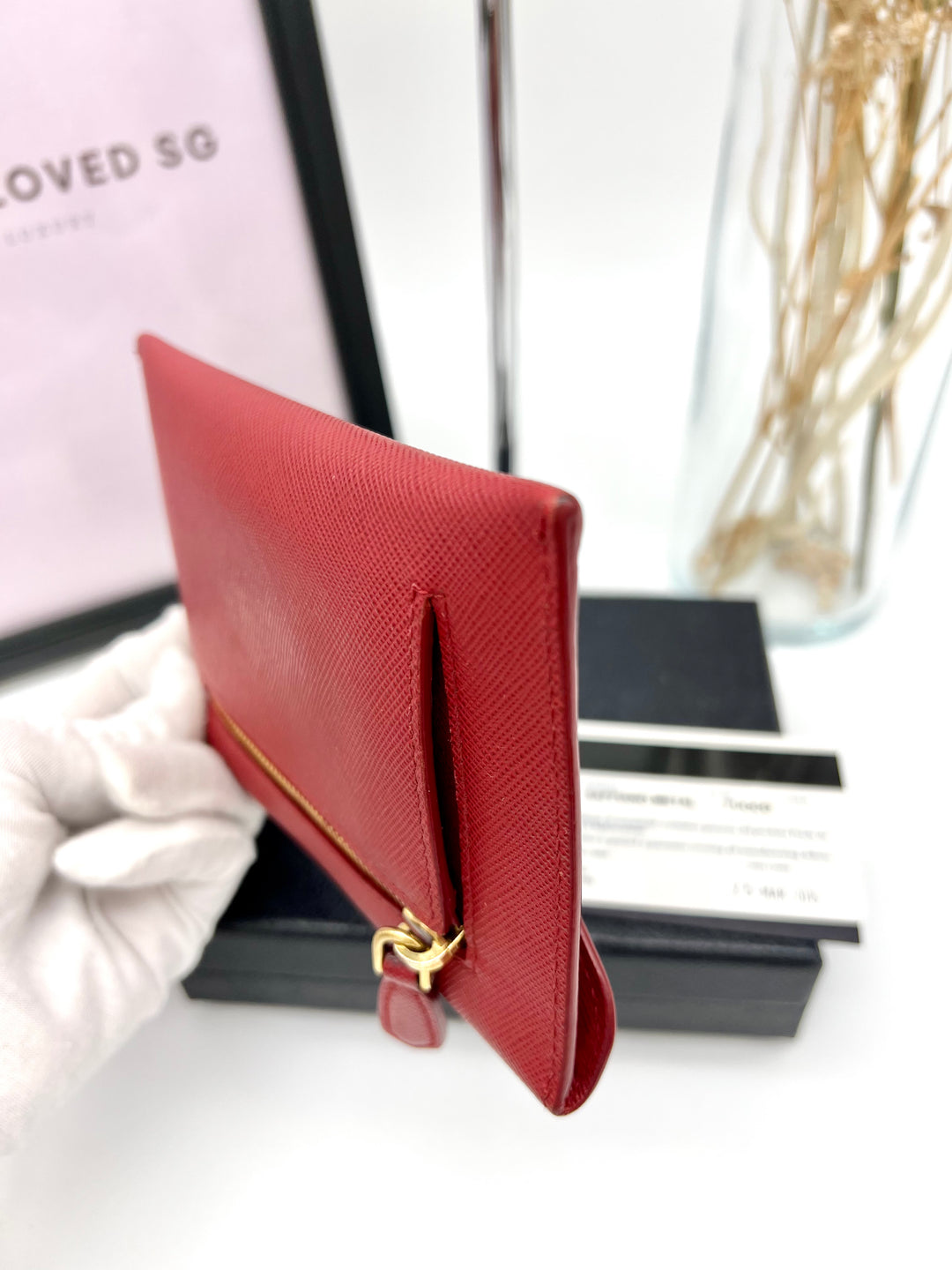 PRADA SAFFIANO ENVELOPE WALLET