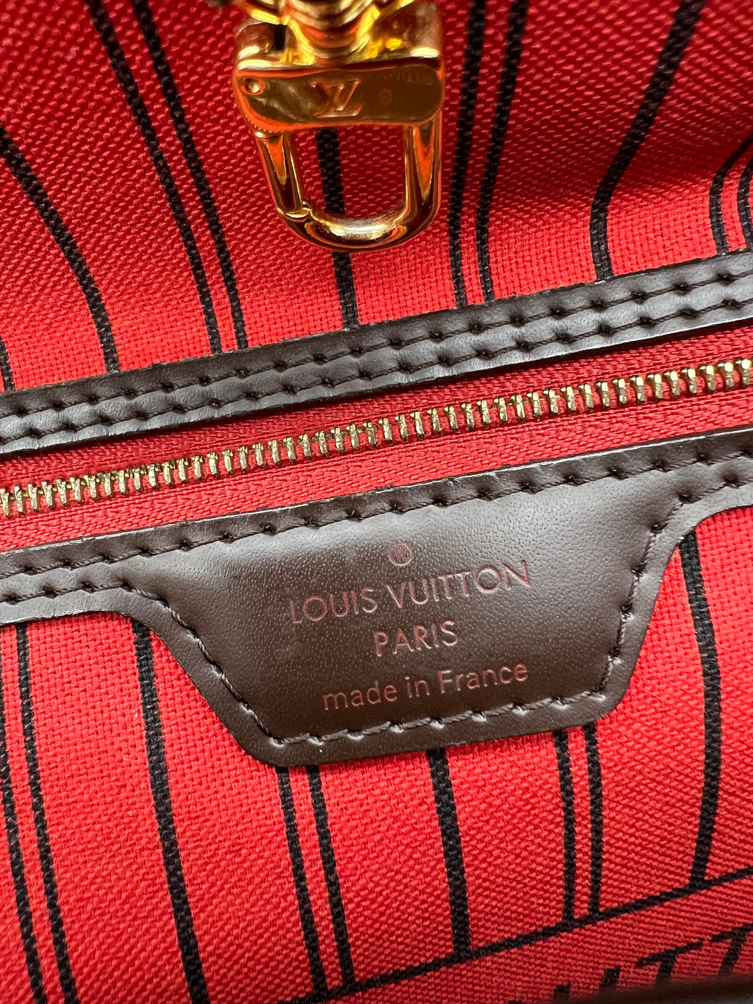 LOUIS VUITTON NEVERFULL GM DAMIER EBENE