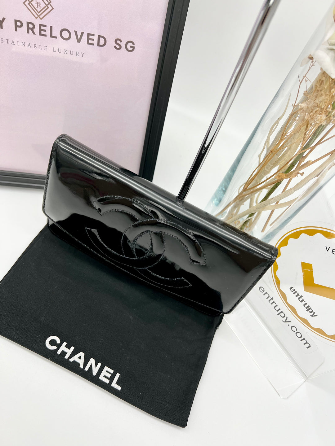 CHANEL TIMELESS CLUTCH W/ HOLOGRAM