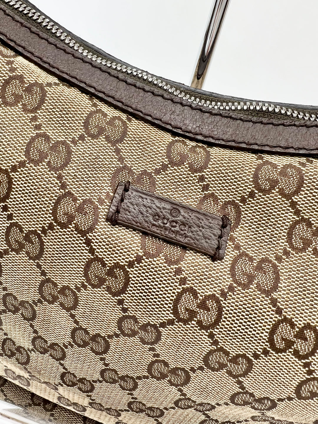 GUCCI VINTAGE OPHIDIA SLING BAG CANVAS