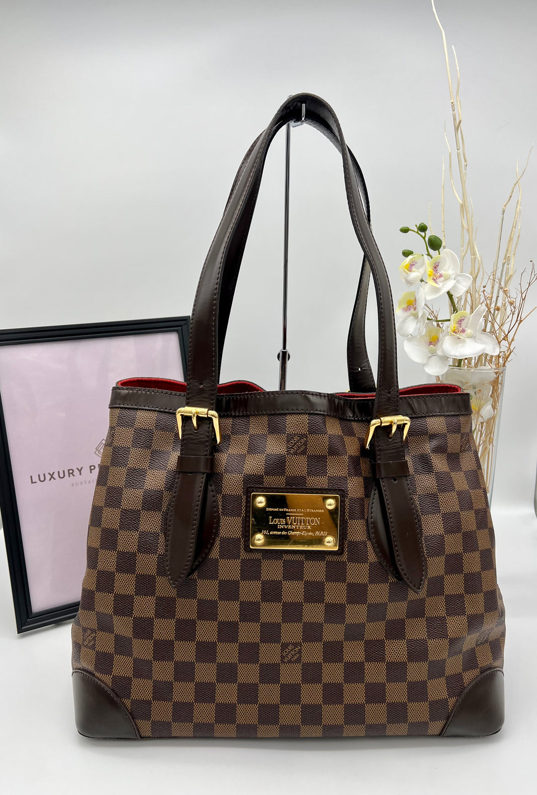 LOUIS VUITTON HAMPSTEAD MM DAMIER EBENE