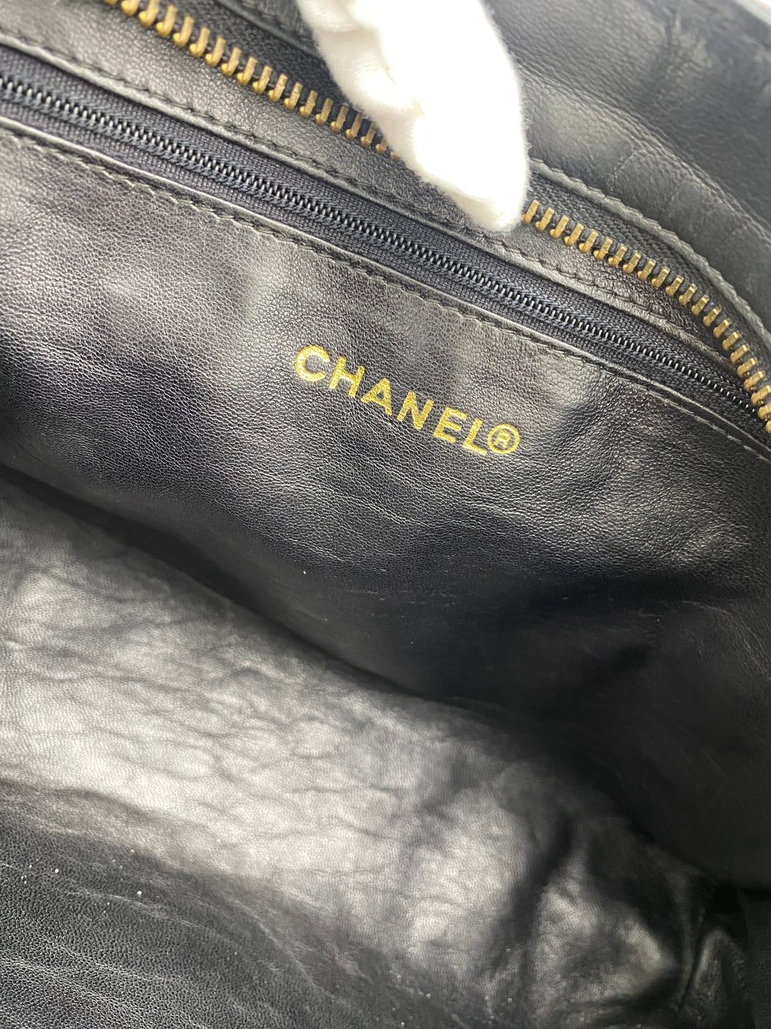 CHANEL VINTAGE CLUTCH LARGE LAMBSKIN