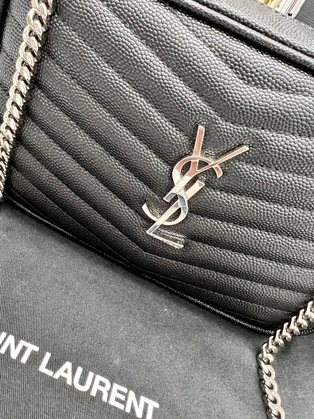 YVES SAINT LAURENT LOU MINI CAMERA BAG MONOGRAM