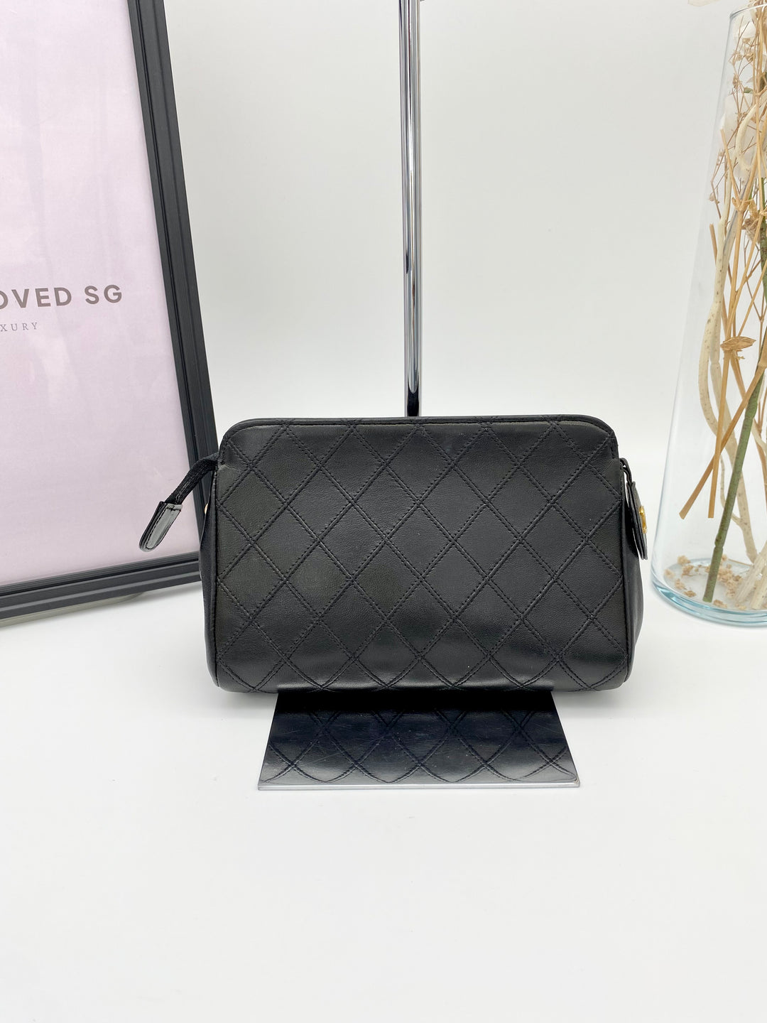 CHANEL VINTAGE QUILTED POUCH