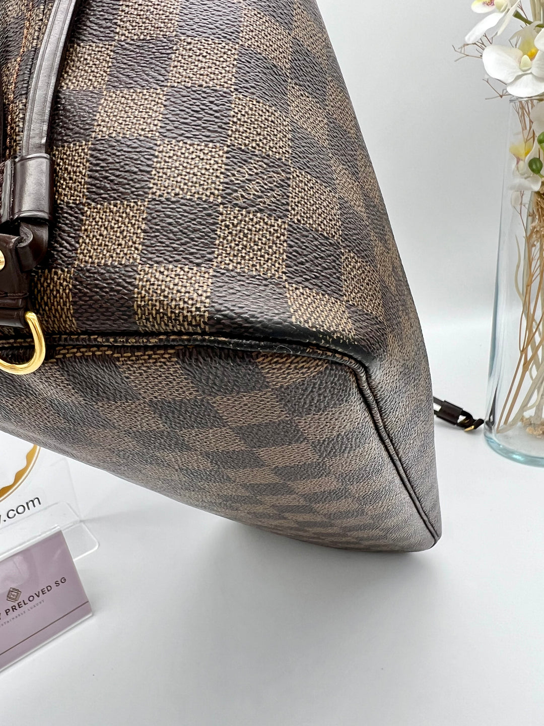 LOUIS VUITTON NEVERFULL MM DAMIER EBENE