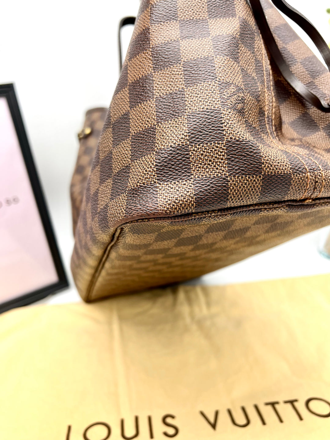 LOUIS VUITTON NEVERFULL GM DAMIER EBENE