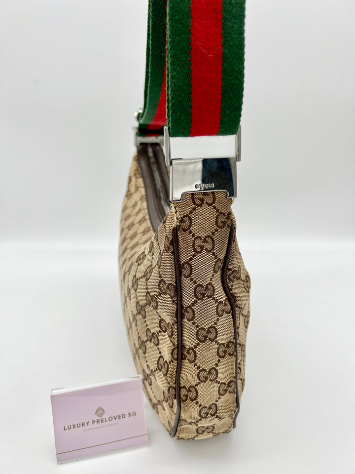 GUCCI VINTAGE OPHIDIA SLING BAG CANVAS