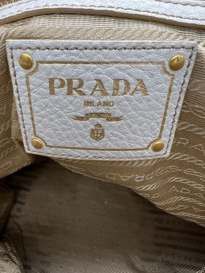 PRADA JAQUARD 2 WAY CANVAS