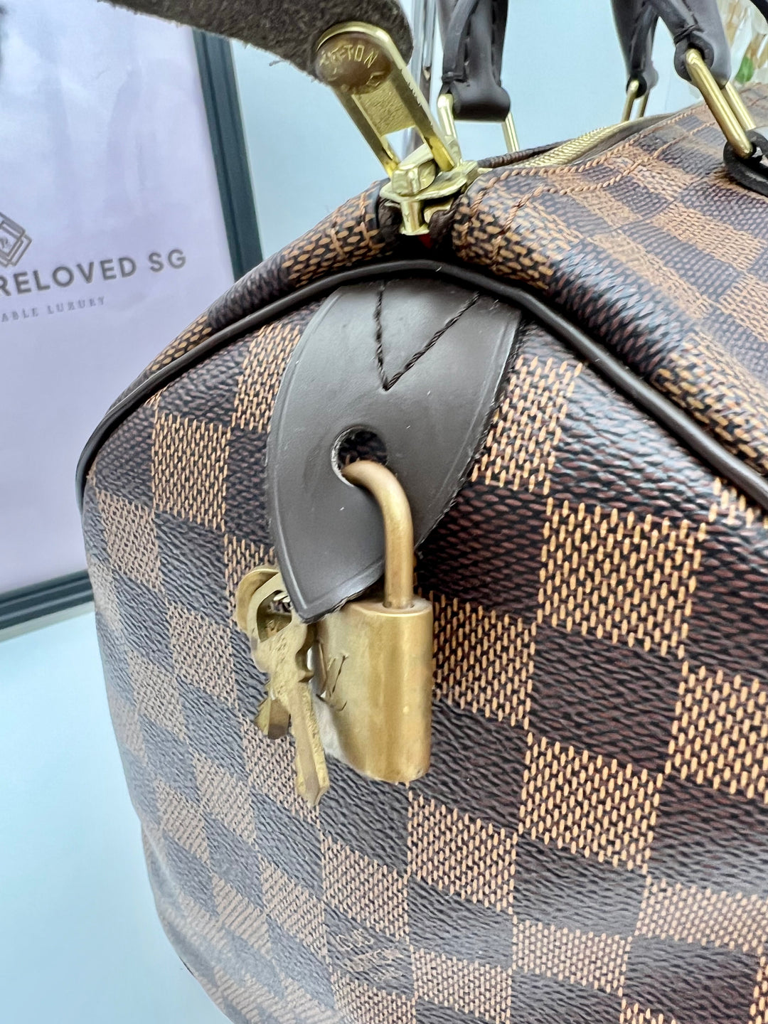 LOUIS VUITTON SPEEDY 30 DAMIER EBENE