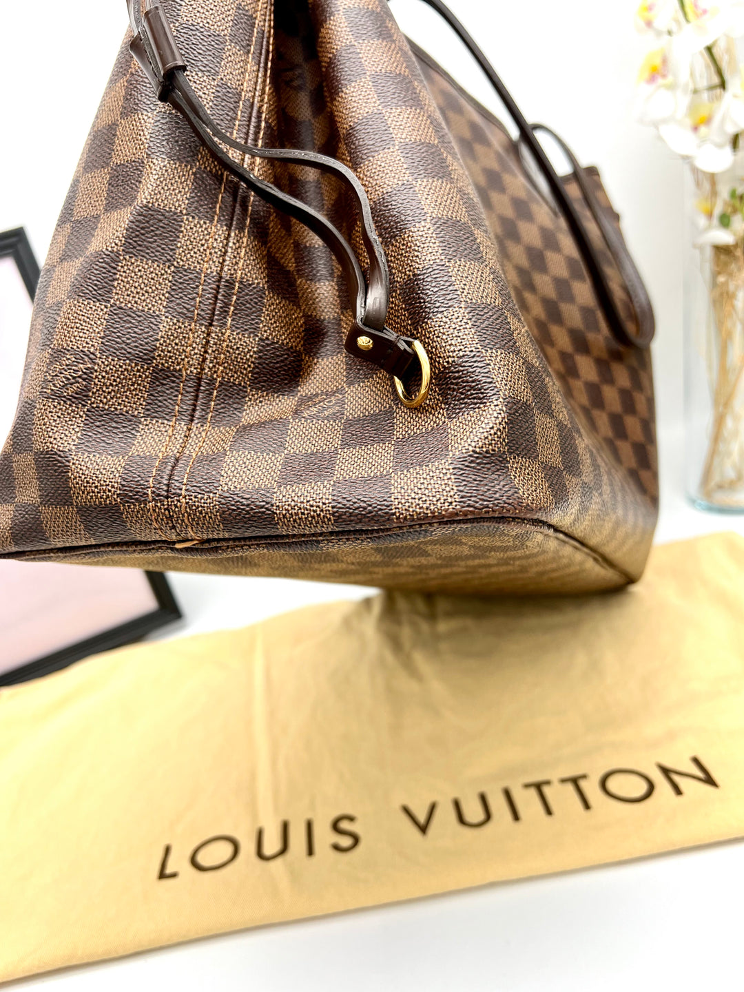 LOUIS VUITTON NEVERFULL GM DAMIER EBENE