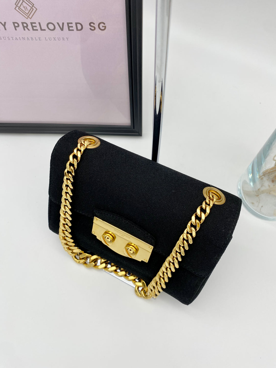 YVES SAINT LAURENT MINI BAG SATIN