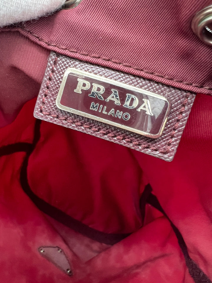 PRADA BUCKET POUCH (CHAIN NOT INCLUDED)