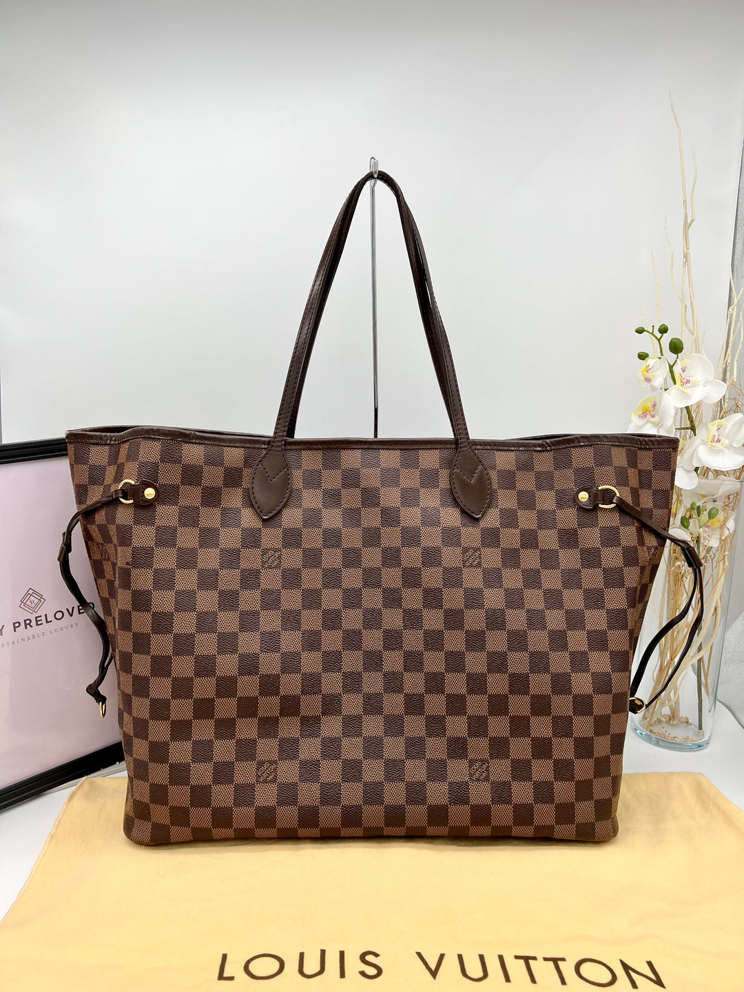 LOUIS VUITTON NEVERFULL GM DAMIER EBENE