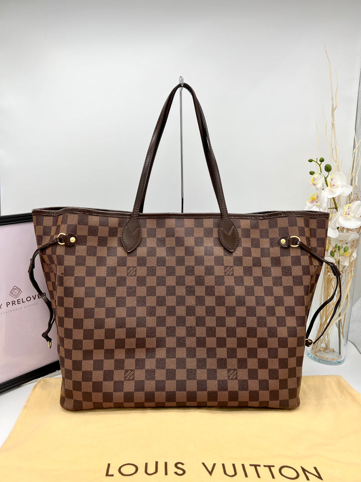 LOUIS VUITTON NEVERFULL GM DAMIER EBENE