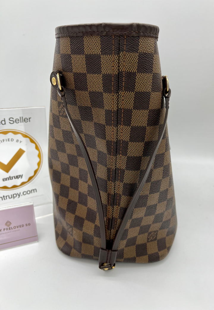 LOUIS VUITTON NEVERFULL MM DAMIER EBENE