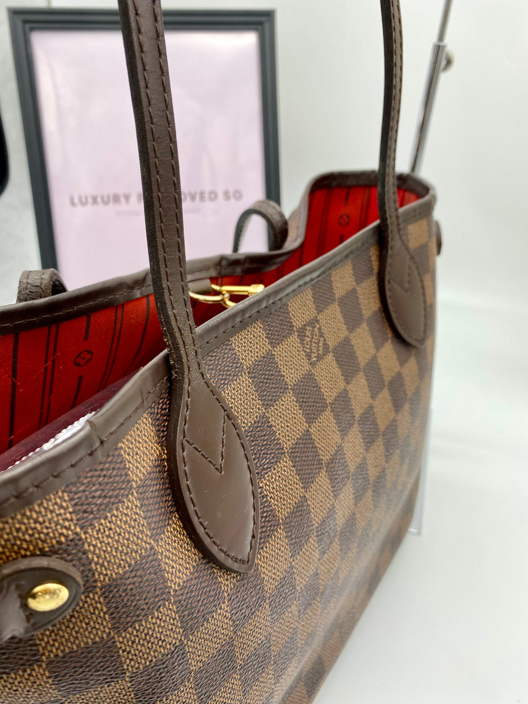 LOUIS VUITTON NEVERFULL PM DAMIER EBENE