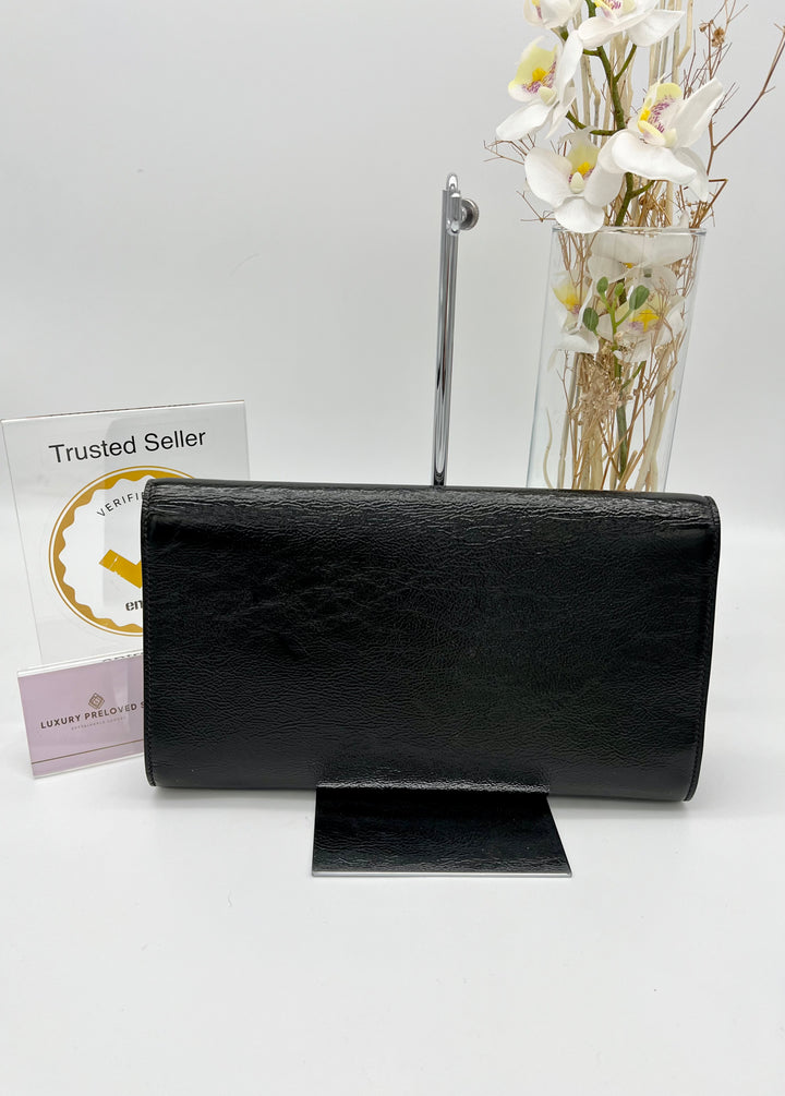 YVES SAINT LAURENT PATENT CLUTCH