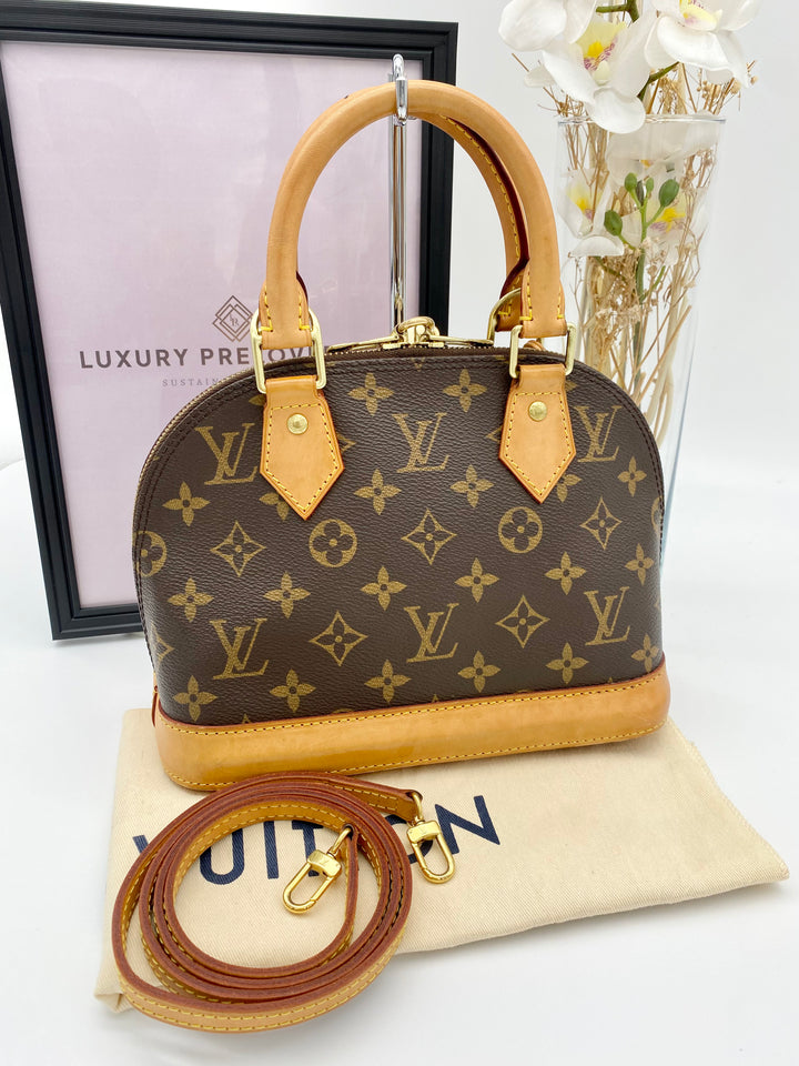 LOUIS VUITTON ALMA BB MONOGRAM