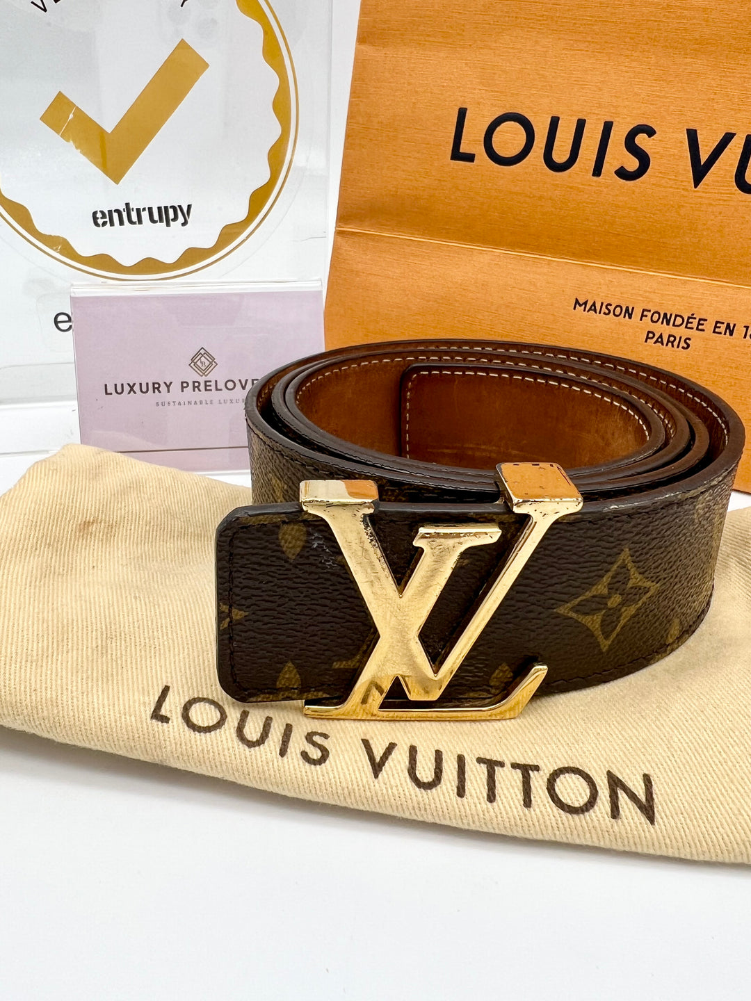 LOUIS VUITTON MONOGRAM BELT