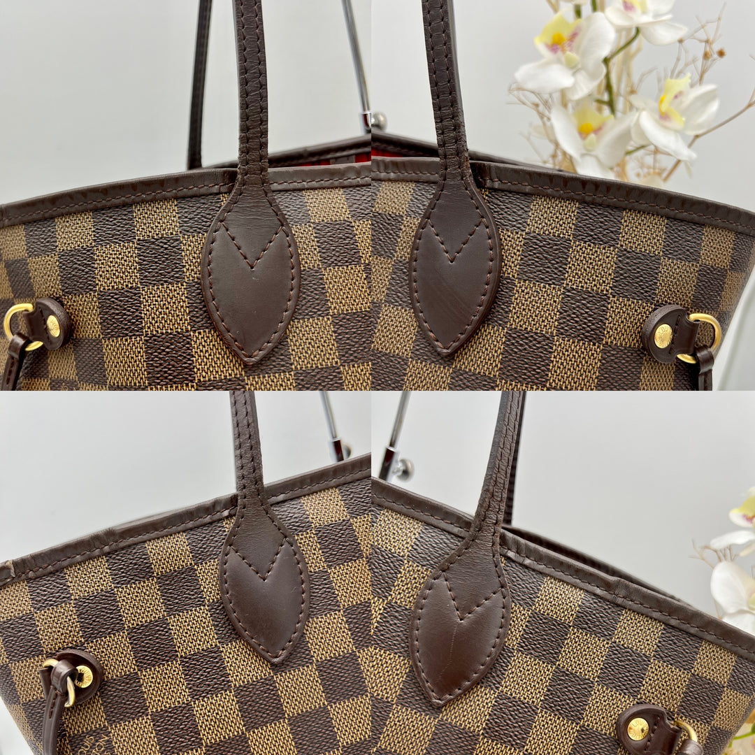 LOUIS VUITTON NEVERFULL MM DAMIER EBENE