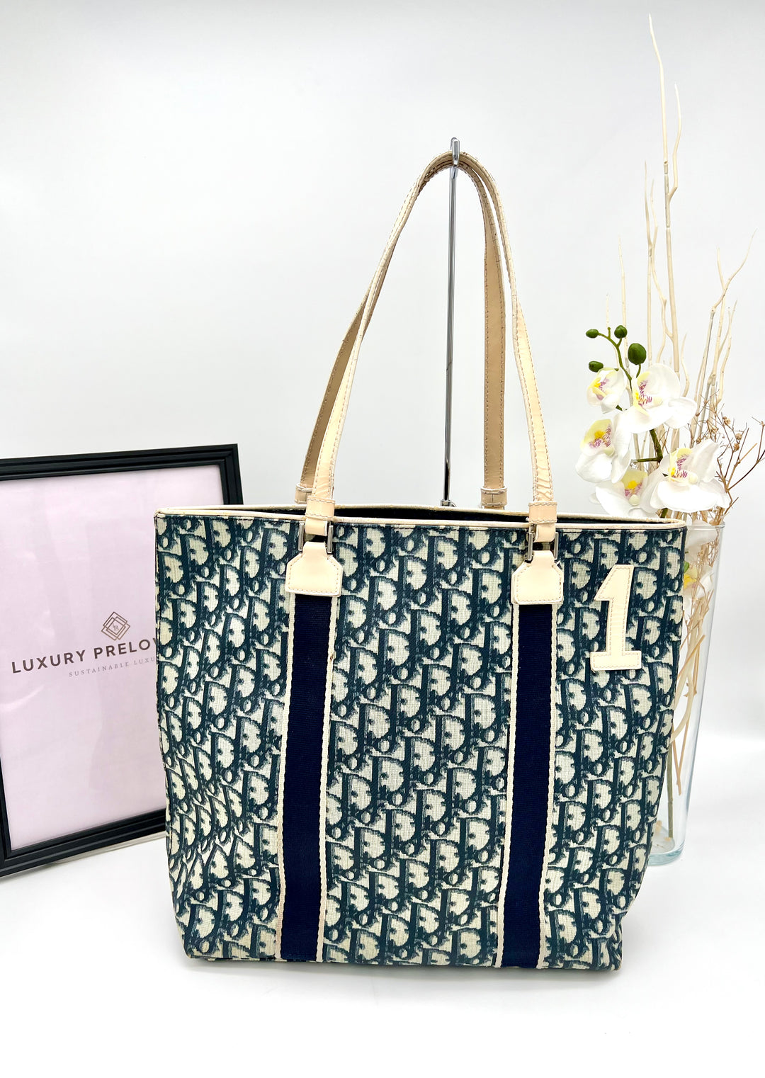 dior vintage shopping tote 