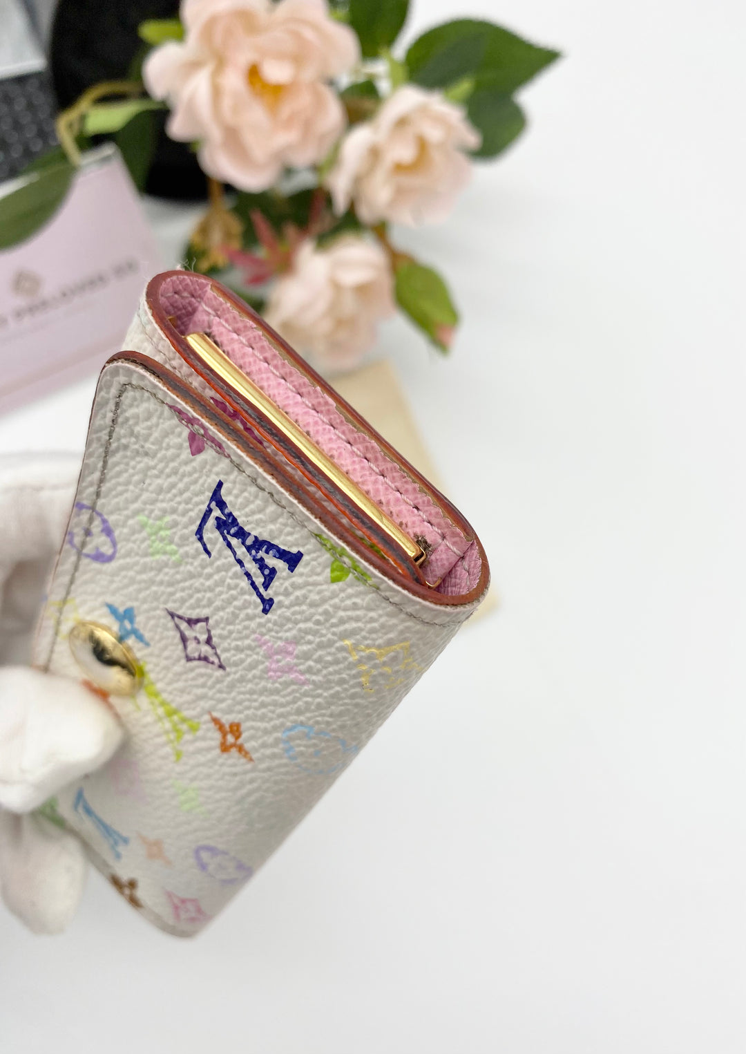 LOUIS VUITTON MULTI COLOUR KEY CASE