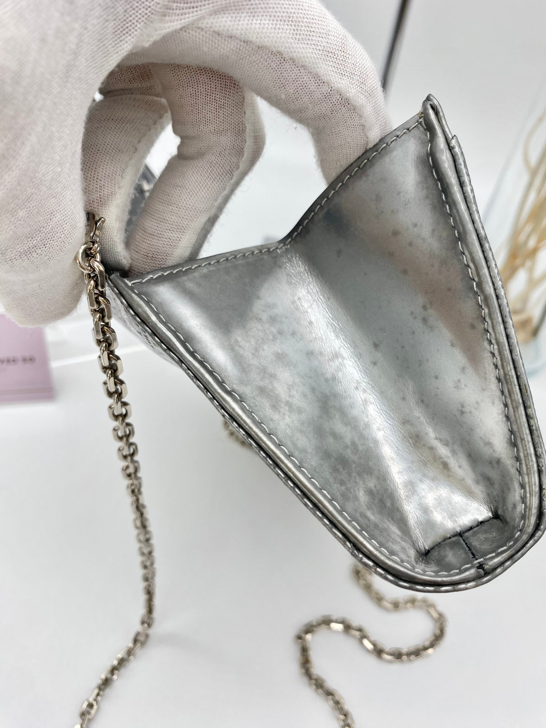 CHRISTIAN DIOR WALLET ON CHAIN