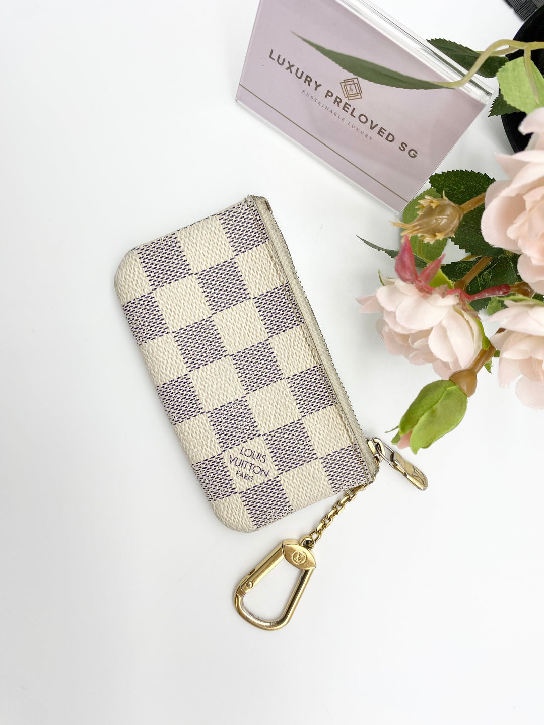 LOUIS VUITTON AZUR KEY CASE