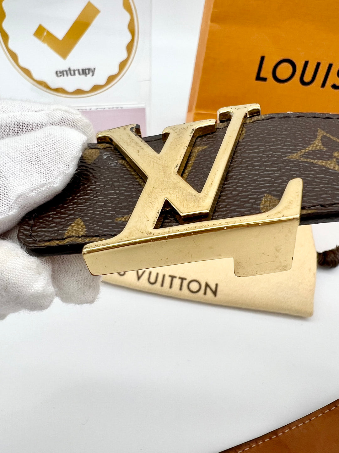 LOUIS VUITTON MONOGRAM BELT