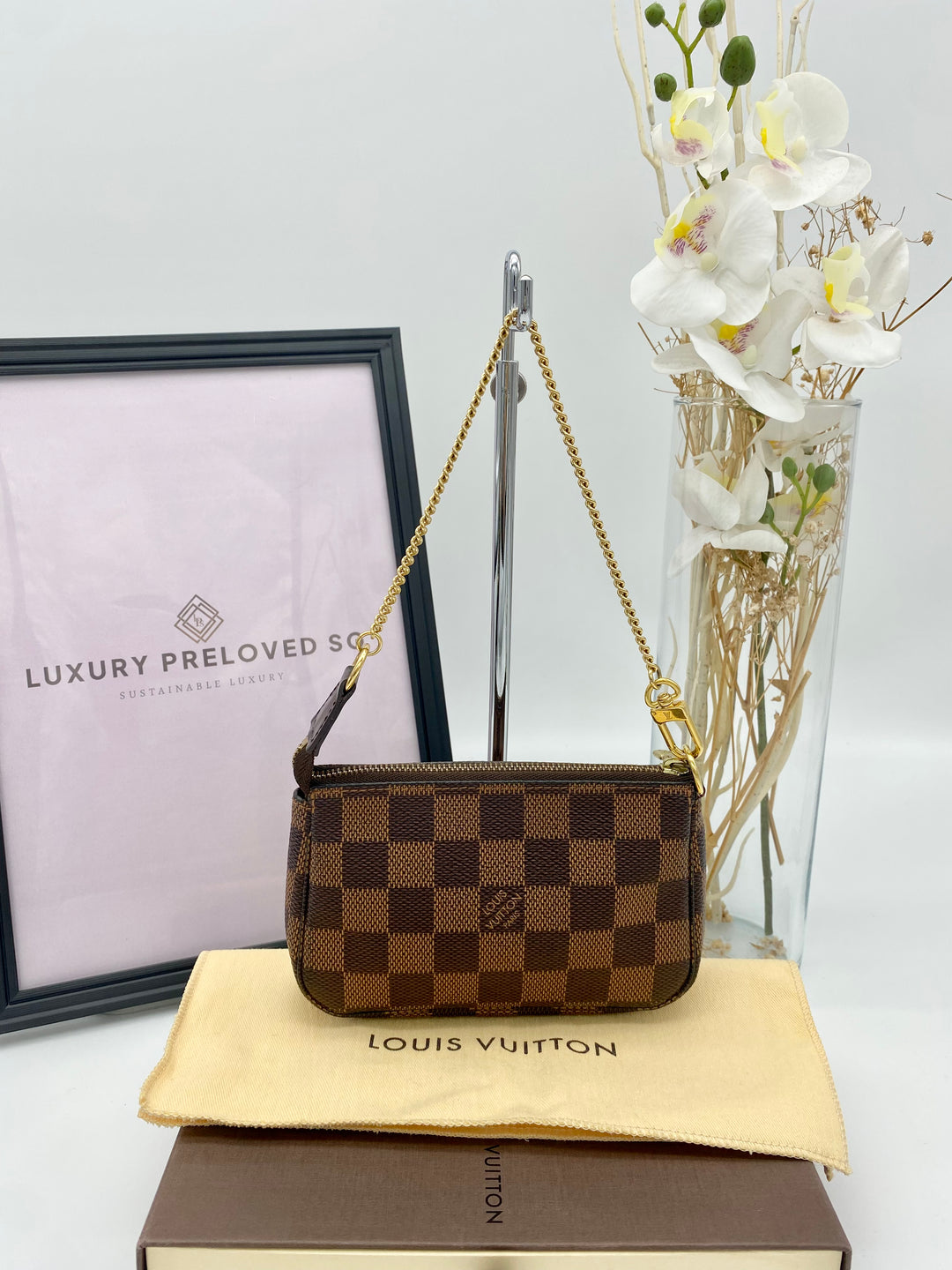 LOUIS VUITTON MINI POCHETTE DAMIER EBENE