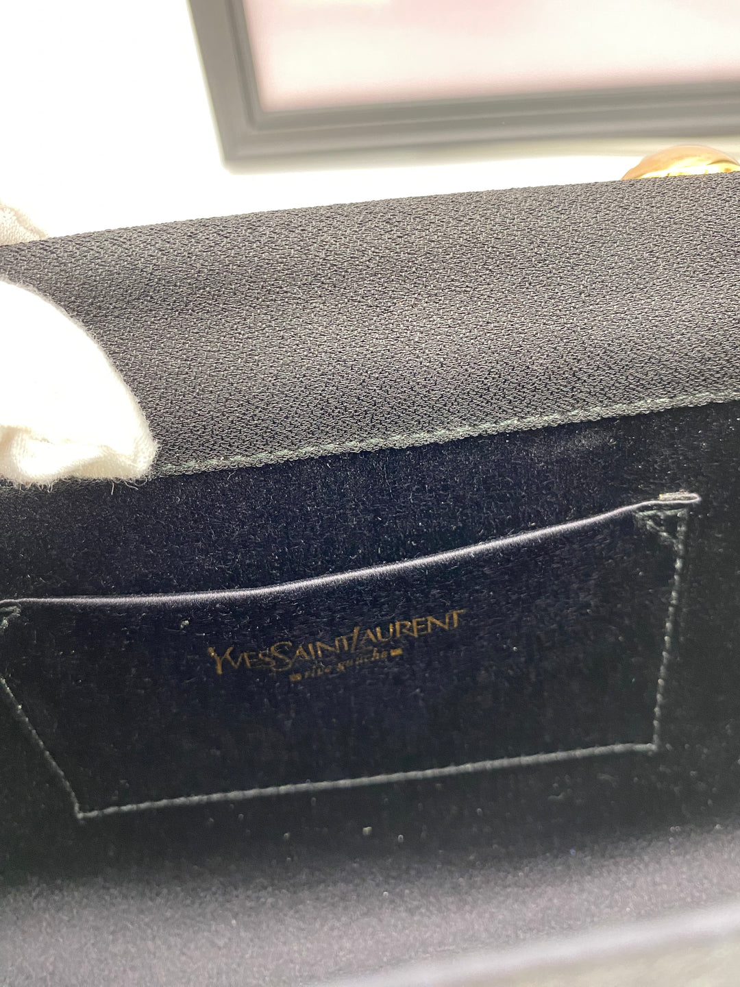 YVES SAINT LAURENT MINI BAG SATIN