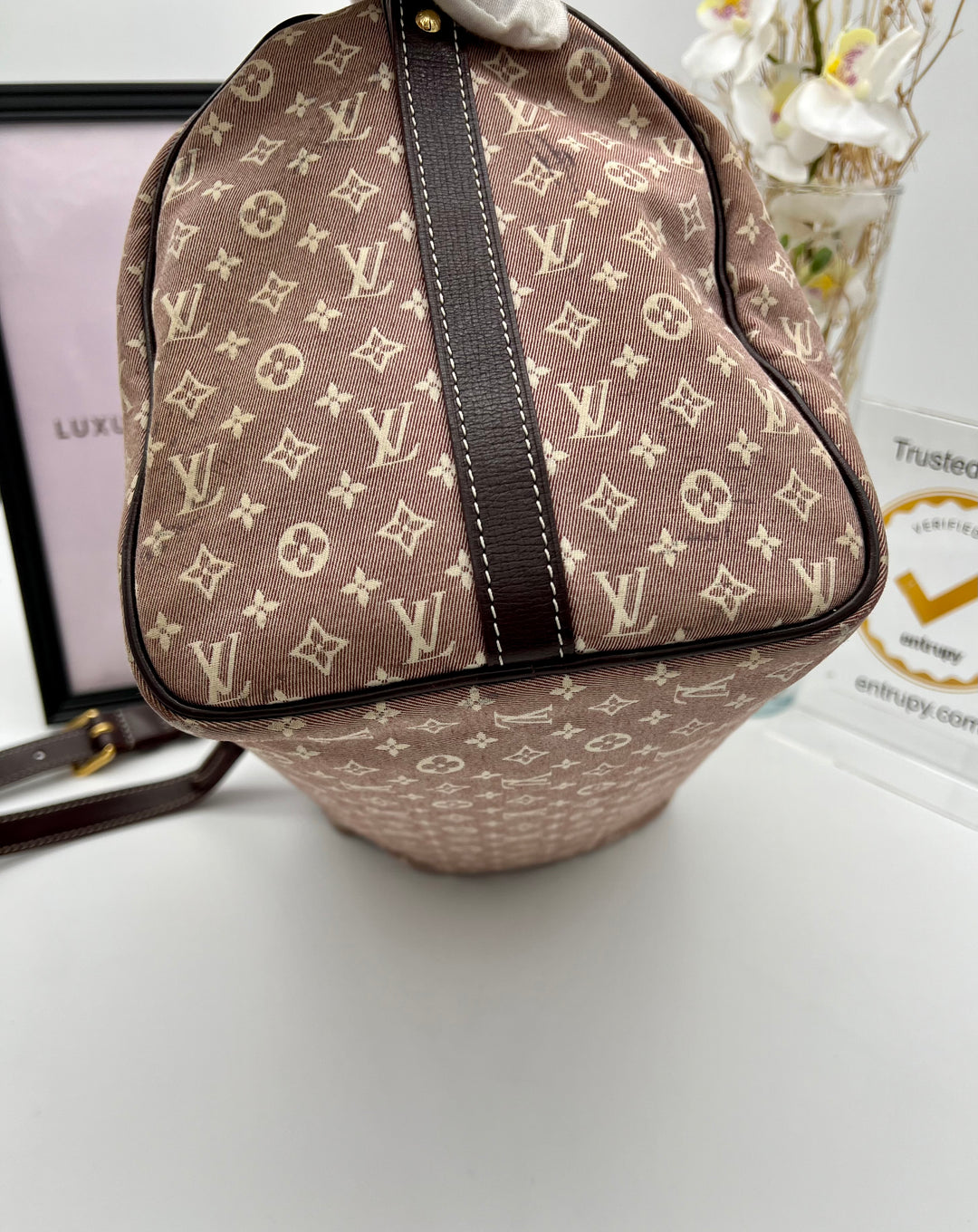 LOUIS VUITTON BANDO SPEEDY 30 MINI LIN MONOGRAM