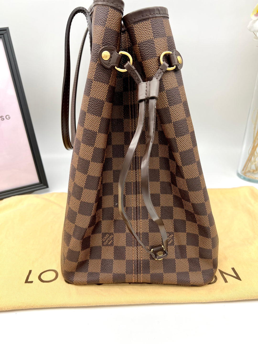 LOUIS VUITTON NEVERFULL GM DAMIER EBENE